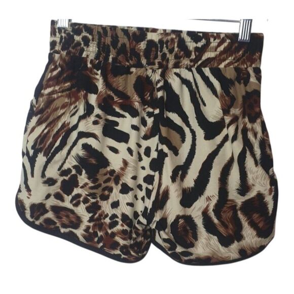 Lelinta Junior Leopard Print Casual Shorts M Super Soft Hot Athletic Pockets - Picture 2 of 6